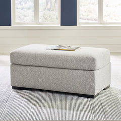 Best Furniture Outlet - Ashley Furniture - Evansley Living Room - Ottoman / Pewter - 5450314