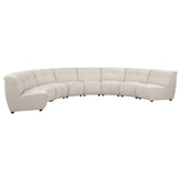 Best Furniture Outlet - Coaster - Charlotte 8-piece Upholstered Modular Sectional Sofa Ivory - 551300