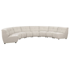 Best Furniture Outlet - Coaster - Charlotte 8-piece Upholstered Modular Sectional Sofa Ivory - 551300