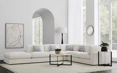 Best Furniture Outlet - Coaster - Serene 6-piece Upholstered Modular Sectional Sofa Beige - 551321-SET