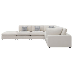 Serene 6-piece Upholstered Modular Sectional Sofa Beige
