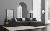 Best Furniture Outlet - Coaster - Serene 4-piece Upholstered Modular Sectional Sofa Charcoal - 551324-SETB