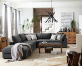 Best Furniture Outlet - Coaster - Serene 6-piece Upholstered Modular Sectional Sofa Charcoal - 551324-SET