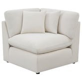 Best Furniture Outlet - Coaster - Hobson Upholstered Corner Ivory - 551452