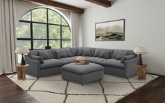 Hobson Upholstered Corner Charcoal