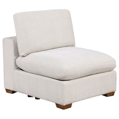 Lakeview 5-piece Upholstered Modular Sectional Sofa Ivory