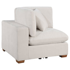 Best Furniture Outlet - Coaster - Lakeview Upholstered Corner Chair Ivory - 551462