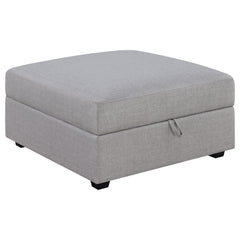 Cambria 4-piece Upholstered Modular Sectional Sofa Grey
