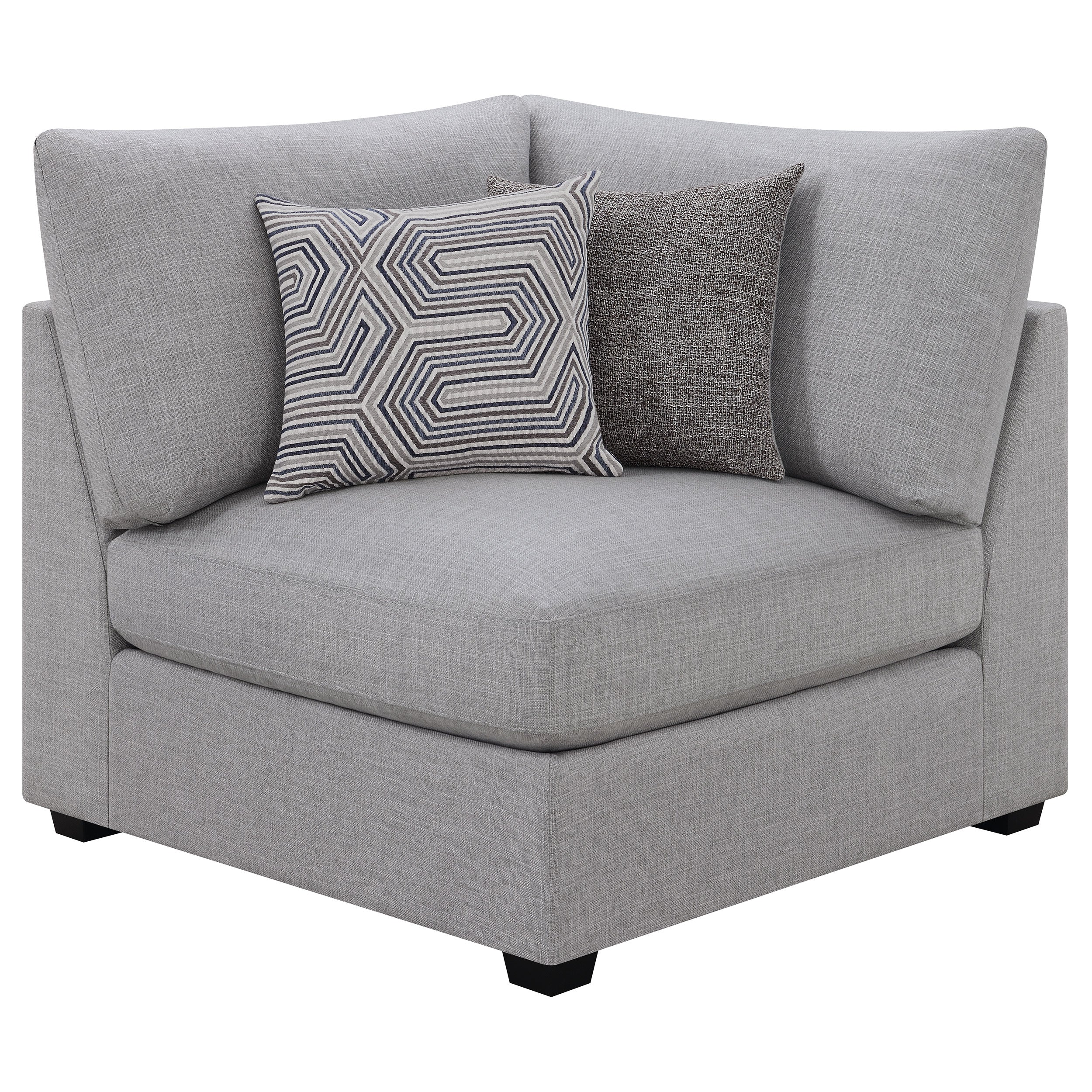 Best Furniture Outlet - Coaster - Cambria Upholstered Corner Grey - 551512