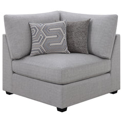 Best Furniture Outlet - Coaster - Cambria Upholstered Corner Grey - 551512