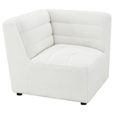 Best Furniture Outlet - Coaster - Sunny Upholstered Corner Chair Natural - 551622