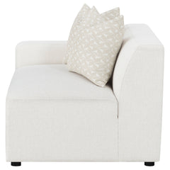 Freddie Upholstered LAF Chair Pearl