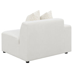 Freddie Upholstered LAF Chair Pearl