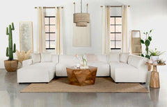 Freddie Upholstered LAF Chair Pearl