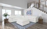 Best Furniture Outlet - Coaster - Raleigh 6-piece Boucle Upholstered Modular Sectional Ivory - 551751-SETA