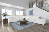 Best Furniture Outlet - Coaster - Raleigh 6-piece Boucle Upholstered Modular Sectional Ivory - 551751-SET