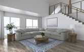 Best Furniture Outlet - Coaster - Raleigh 5-piece Boucle Upholstered Modular Sectional Grey - 551754-SETB