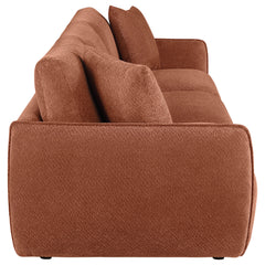 Elysia Fabric Upholstered Modular Lounge Sofa Coral