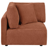 Best Furniture Outlet - Coaster - Elysia Fabric Upholstered Modular Corner Chair Coral - 551892