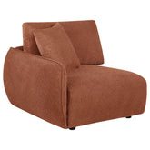 Best Furniture Outlet - Coaster - Elysia Fabric Upholstered Modular LAF Chair Coral - 551894LAF