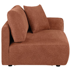 Elysia Fabric Upholstered Modular RAF Chair Coral