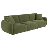 Best Furniture Outlet - Coaster - Elysia Fabric Upholstered Modular Lounge Sofa Green - 551895-SOFA