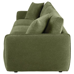 Elysia Fabric Upholstered Modular Lounge Sofa Green