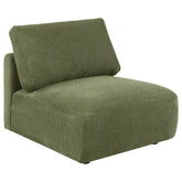 Best Furniture Outlet - Coaster - Elysia Fabric Upholstered Modular Armless Chair Green - 551895