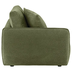 Elysia Fabric Upholstered Modular LAF Chair Green