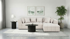 Best Furniture Outlet - Coaster - Amara 2-Piece Upholstered Sectional Sofa - 551911-SETB