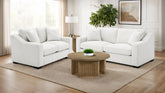 Best Furniture Outlet - Coaster - Ashlyn 2-piece Upholstered Track Arm Sofa Set Sand - 552091-S2