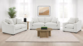 Best Furniture Outlet - Coaster - Ashlyn 3-piece Upholstered Track Arm Sofa Set Sand - 552091-S3