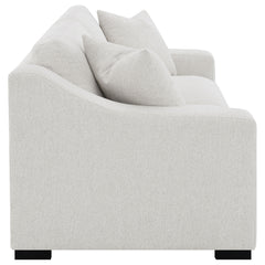 Ashlyn Fabric Upholstered Track Arm Sofa Sand