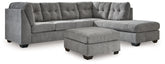 Best Furniture Outlet - Ashley Furniture - Marleton 2-Piece Sectional and Ottoman - 2-Piece Sectional and Ottoman - 55305U1