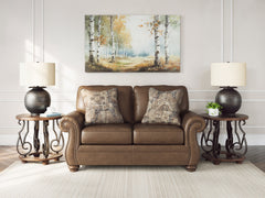Best Furniture Outlet - Ashley Furniture - Chasemore Living Room - Loveseat / Granite - PC5590335