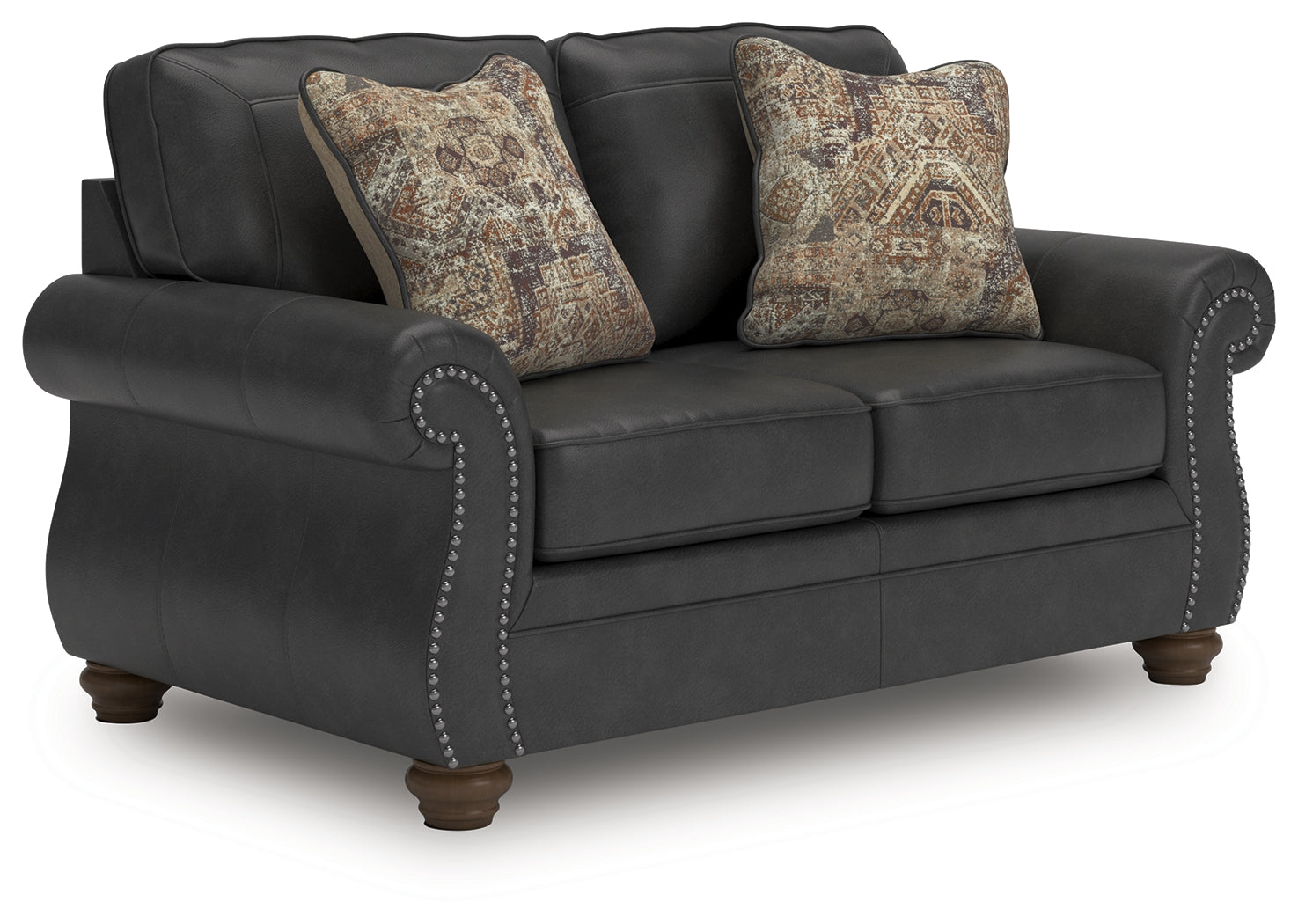 Best Furniture Outlet - Ashley Furniture - Chasemore Living Room - Loveseat / Granite - PC5590335