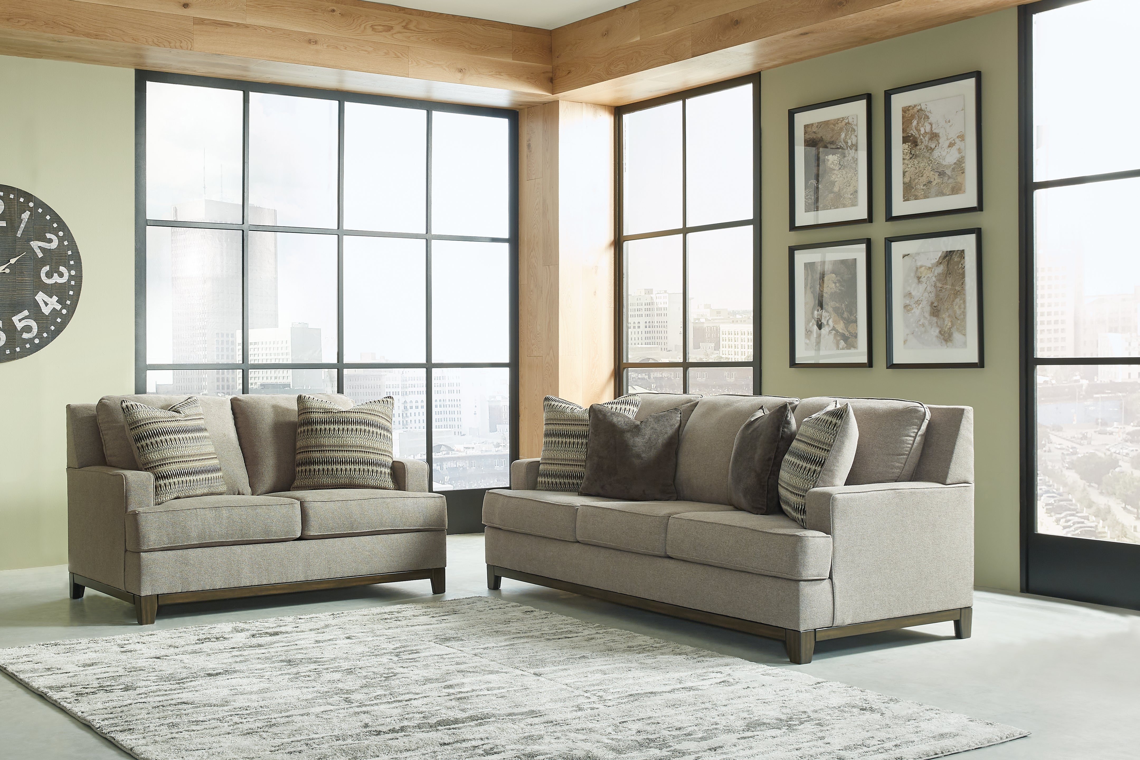Best Furniture Outlet - Ashley Furniture - Kaywood Sofa and Loveseat - Sofa and Loveseat - 56303U1