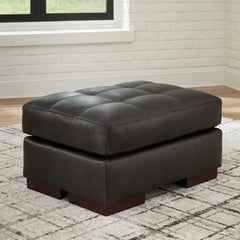 Best Furniture Outlet - Ashley Furniture - Luigi Living Room - Ottoman / Thunder - 5650614