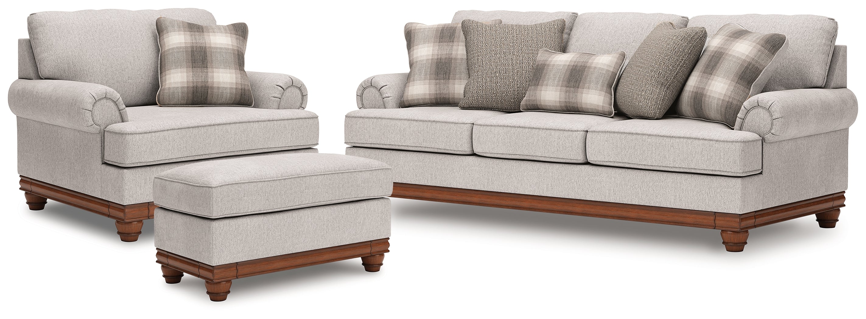 Best Furniture Outlet - Ashley Furniture - Clearbrooke Sofa, Oversized Chair and Ottoman - Sofa, Oversized Chair and Ottoman - PC56803U2