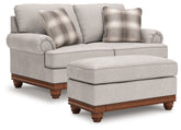Best Furniture Outlet - Ashley Furniture - Clearbrooke Loveseat and Ottoman - Loveseat and Ottoman - PC56803U1