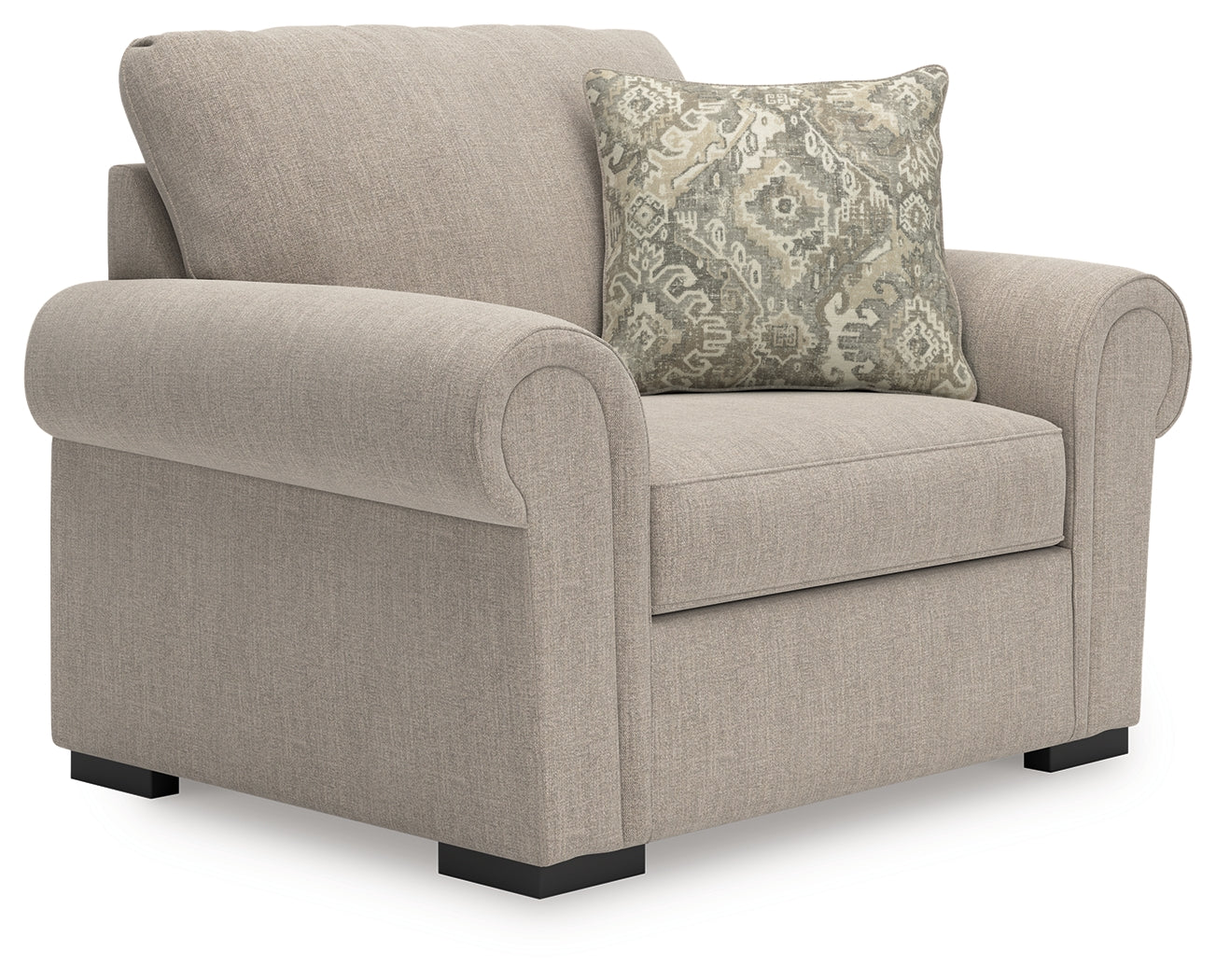Best Furniture Outlet - Ashley Furniture - Sararose Living Room - Chair and a Half / Heather - 5710223