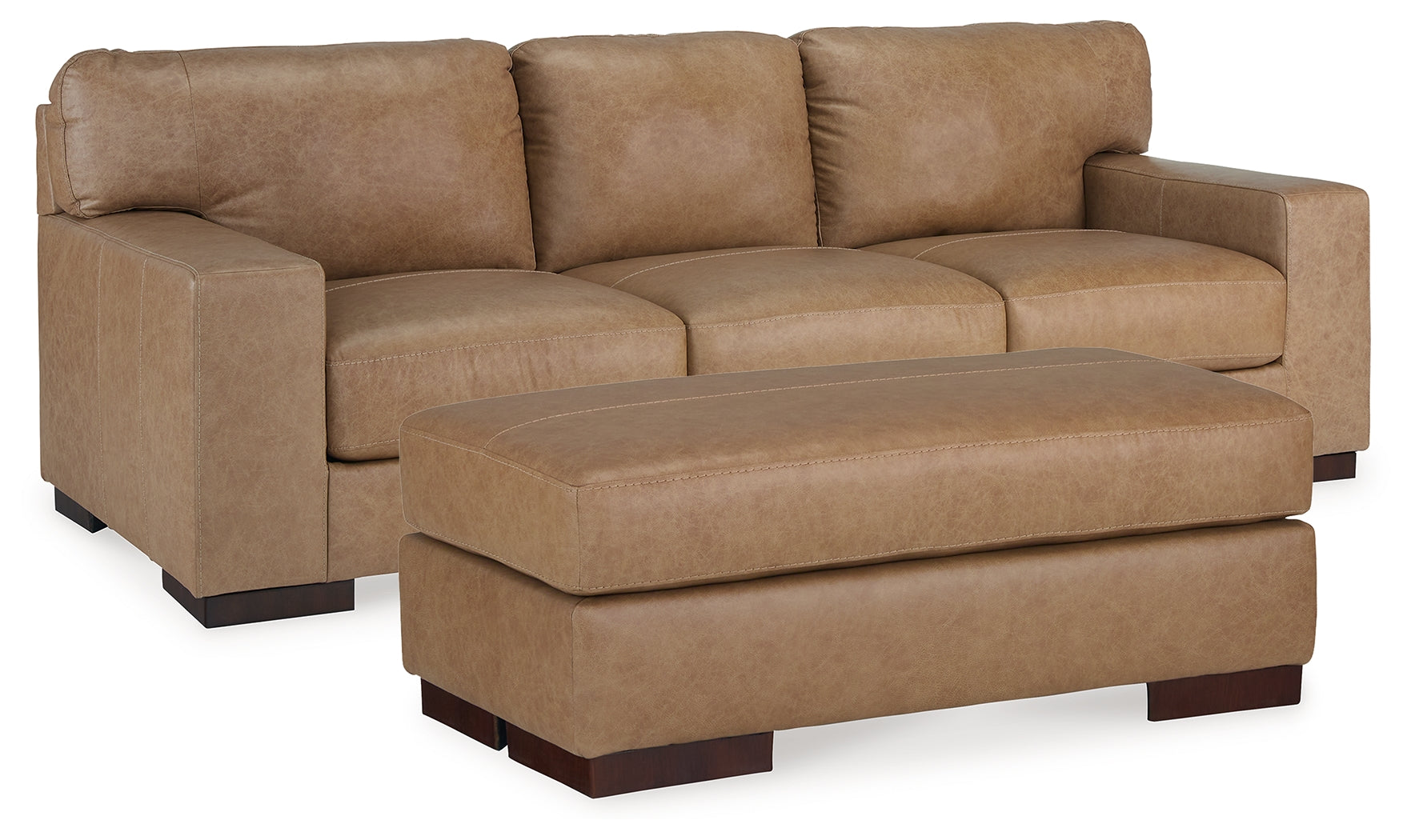 Best Furniture Outlet - Ashley Furniture - Lombardia Sofa and Ottoman - Sofa and Ottoman - 57302U5