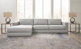 Best Furniture Outlet - Ashley Furniture - Amiata Sectional - LAF Corner Chaise / Glacier - 5740416