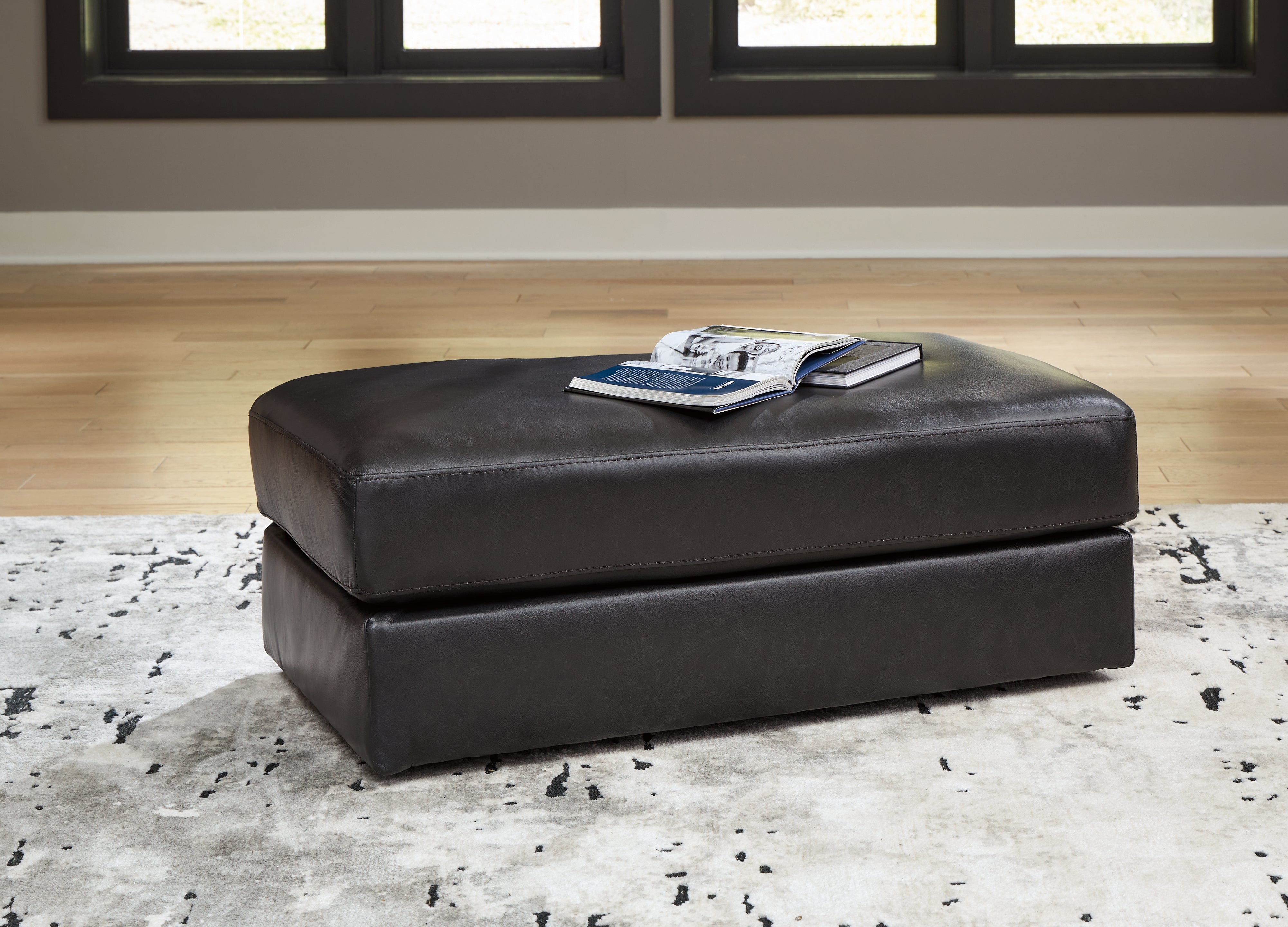 Best Furniture Outlet - Ashley Furniture - Amiata Living Room - Ottoman / Onyx - 5740514
