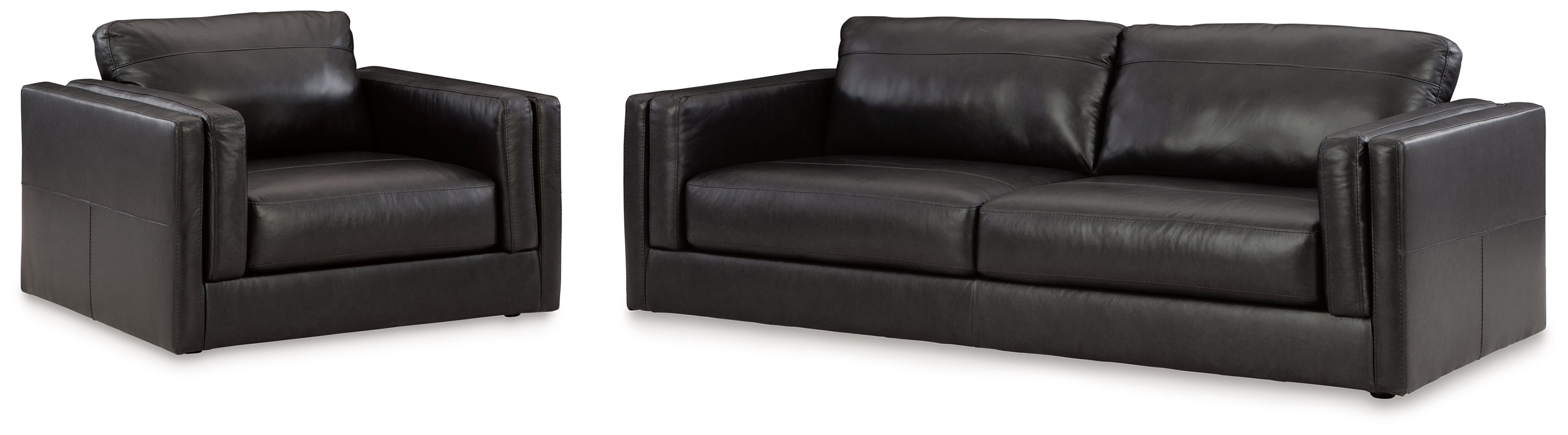 Best Furniture Outlet - Ashley Furniture - Amiata Sofa and Oversized Chair - Sofa and Oversized Chair - 57405U2