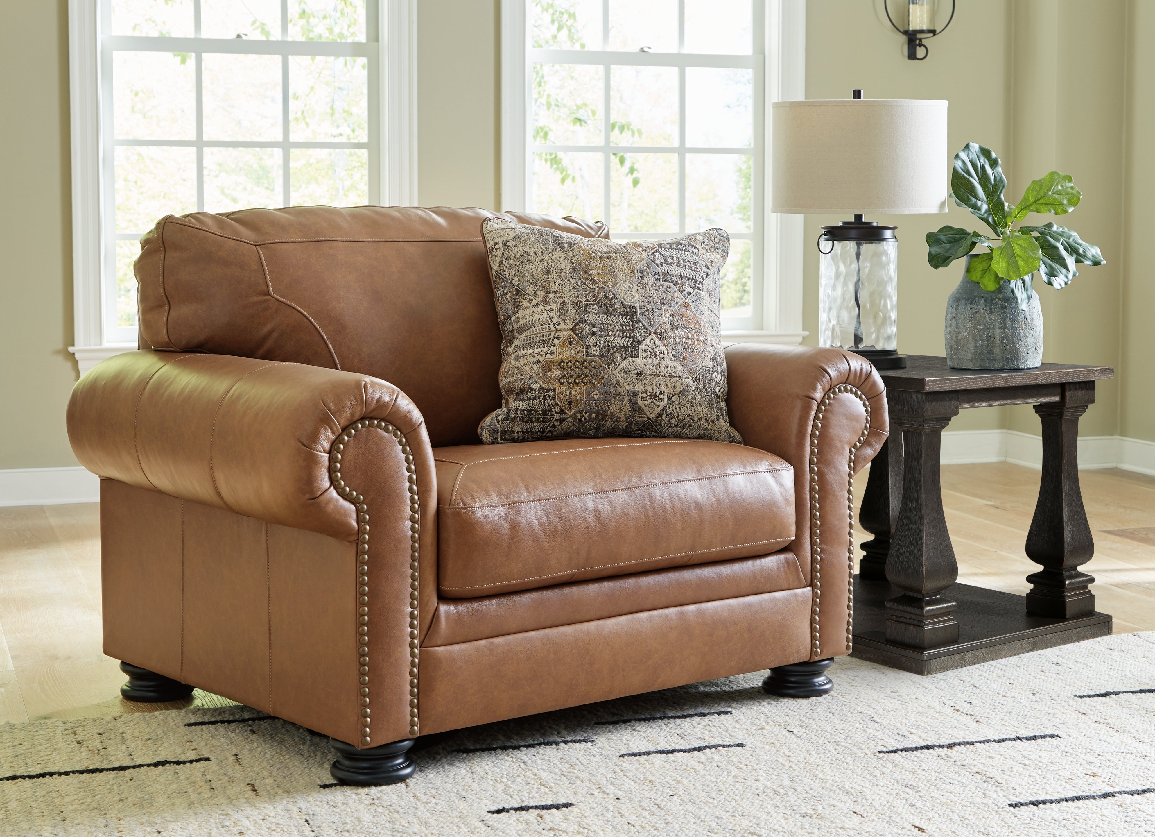 Best Furniture Outlet - Ashley Furniture - Carianna Living Room - Sofa / Caramel - 5760438
