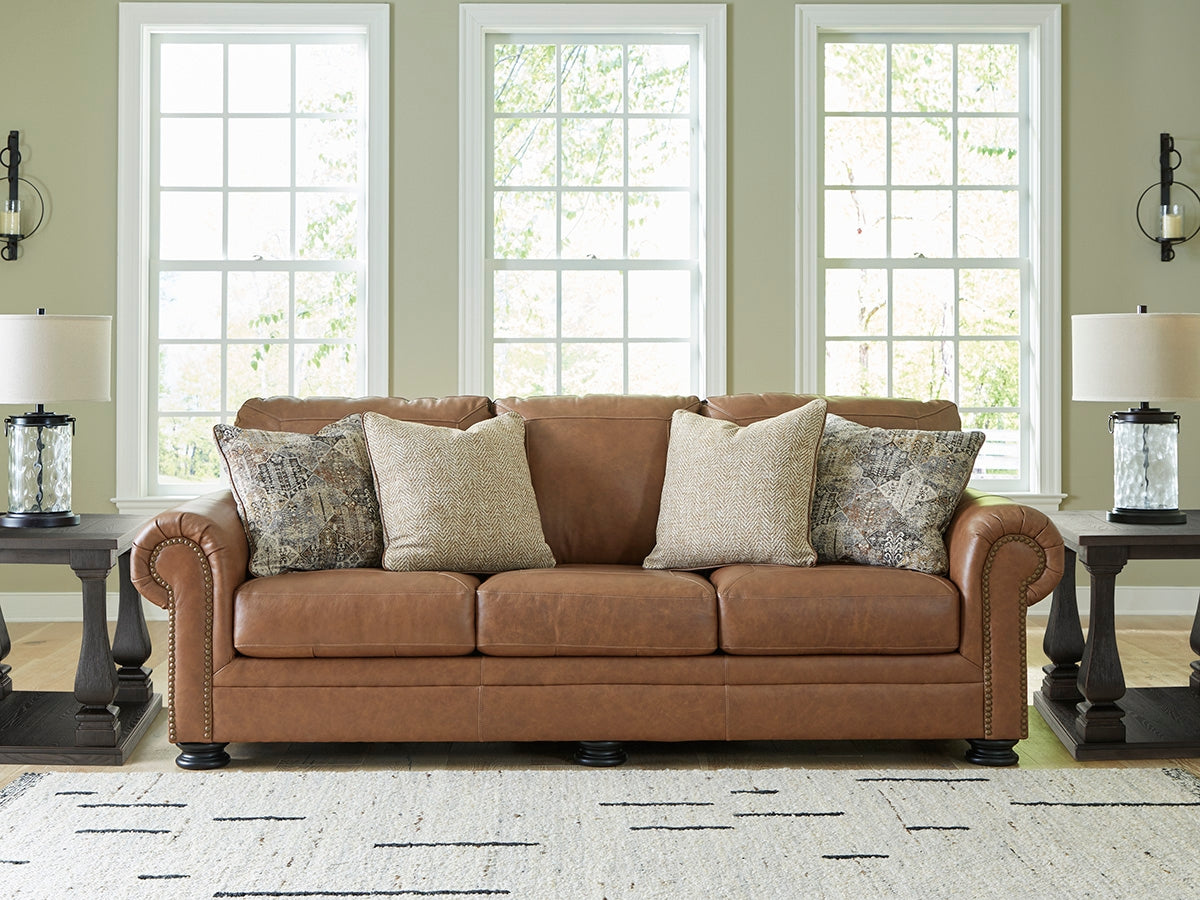 Best Furniture Outlet - Ashley Furniture - Carianna Living Room - Sofa / Caramel - 5760438