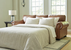 Best Furniture Outlet - Ashley Furniture - Carianna Living Room - Queen Sofa Sleeper / Caramel - 5760439
