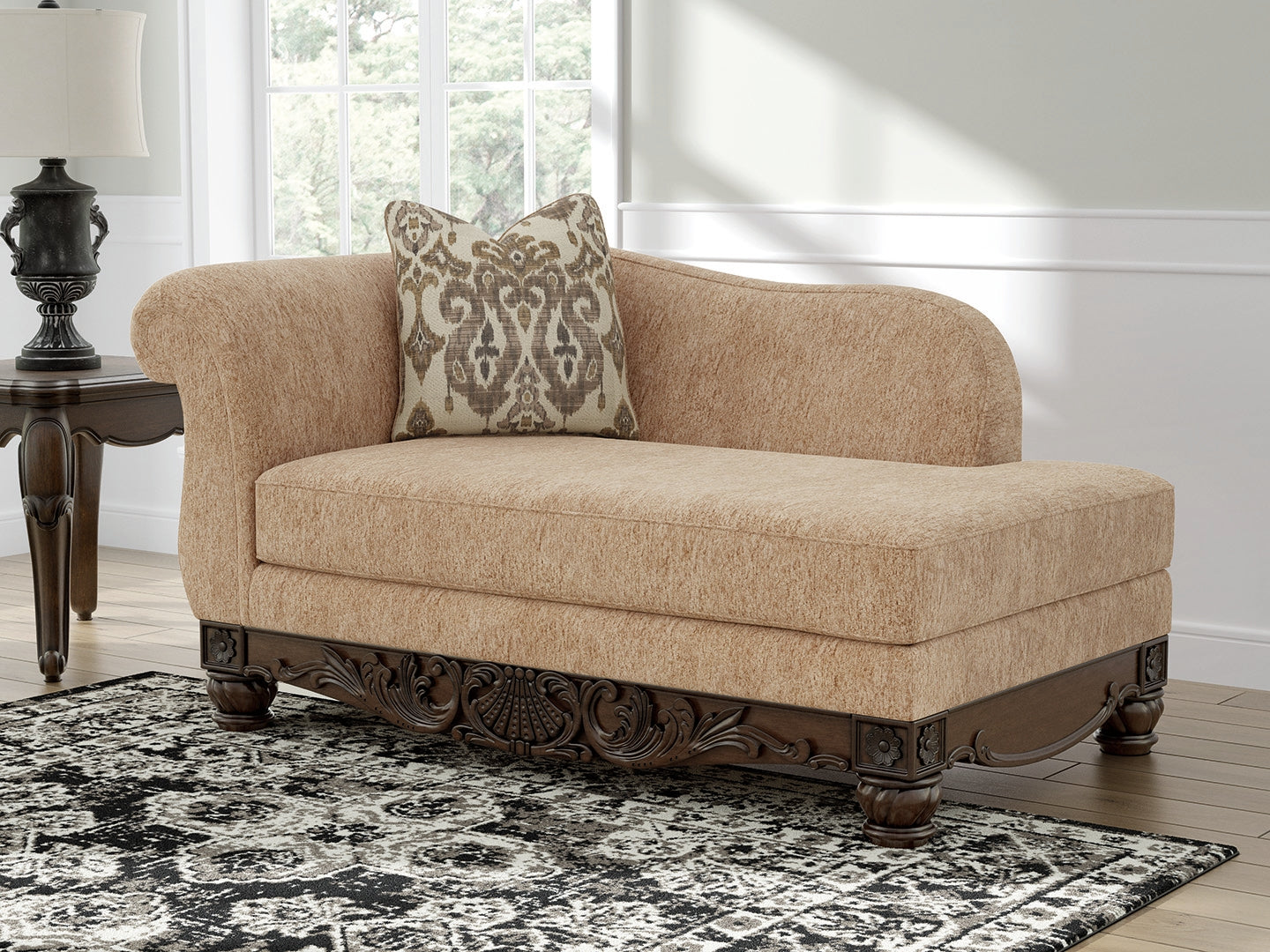 Best Furniture Outlet - Ashley Furniture - Chelsworth Living Room - RAF Corner Chaise / Golden - PC5790516