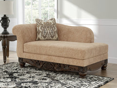 Best Furniture Outlet - Ashley Furniture - Chelsworth Living Room - RAF Corner Chaise / Golden - PC5790516